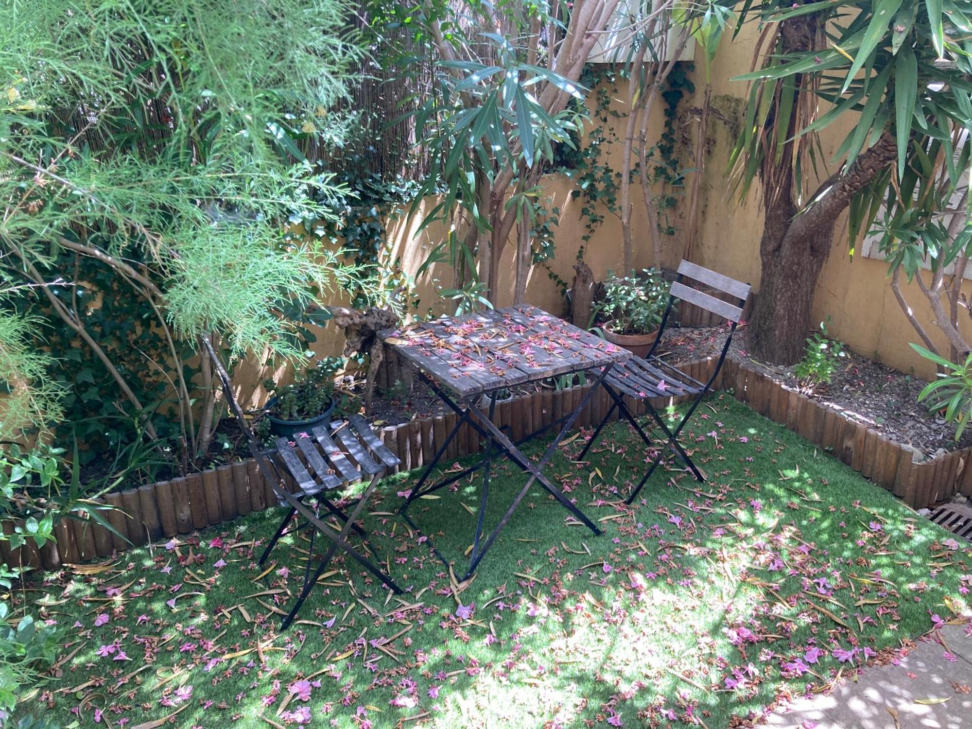 T2 Traversant Avec Une Grande Terrasse Et Piscine Кань-сюр-Мер Экстерьер фото
